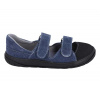 Jonap barefoot sandálky B21 modré riflové 35