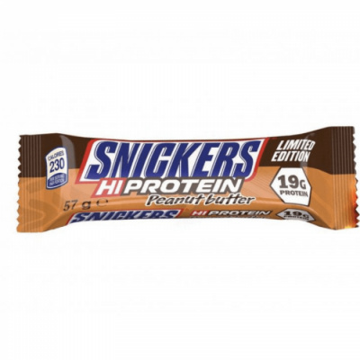 Snickers Hi-Protein Bar 57 g - Mars Příchuť: arašídové máslo, Balení (g): 57 g