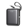 Mini PowerBank Joyroom JR-PBF27 22.5W z podwójnym kablem 10000mAh (czarny) 6956116745127