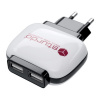 Nabíjačka USB duálna 5V/2A biela