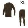 Sada Brubeck Khaki r. (Sada termoaktívnych spodných práškov Brubeck Ranger Khaki)