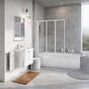 Ravak Vaňové panely - Čelný panel BeHappy II, 1500 mm, pravý, biela CZ99100A00