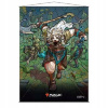 Magic: The Gathering Stained Glass Wall Scroll - Ajani