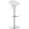 Design-Shop Plastová barová stolička Shine - Biela