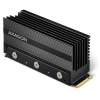 AXAGON CLR-M2XL, hliníkový pasivní chladič pro oboustranný M.2 SSD disk, výška 36 mm CLR-M2XL