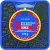 Zebco set oválnych brokov, bročky od 0,2 do 2,4gr / 170g