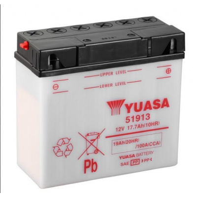 Akumulator Yuasa 51913, 12V 19Ah 100A, 51913