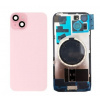 Sklo zadného krytu + Magsafe Magnet iPhone 15 Plus - ružové IPH0846