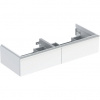 Geberit iCon Skrinka pod dvojité umývadlo 118,4 x 47,6 cm, biela lesklá 502.314.01.2