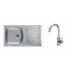 Kuchynská batéria - Základné jedno -chamberové umývadlo +kuchynská batéria (Kuchynská batéria - Základné jedno -chamberové umývadlo +kuchynská batéria)