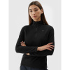 Fleece sweatshirt 4F F031 W 4FAW23UFLEF031 20S (184361) Black/Green 2XL