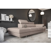 Nábytek PEGAS s.r.o. Sofa GALAXY II lenoška 235 cm - béžová, levá strana