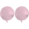 FOLAT Balón fóliový – okrúhly, pastelovo ružový, 45 cm, 2 ks 8595596327935
