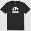 Etnies Triko Etnies, Icon E SS Tee black/white 2026 Velikost: XL