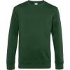 B&C | KING Crew Neck, Pánska mikina, zelená bottle, S