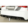 FOX Audi A3 8V Limousine Facelift Rieger zadný difúzor ABS čierny lesklý
