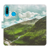 Flip pouzdro iSaprio - Huawei P30 Lite - Mountain Valley - kapsičky na karty (Knížkový flip kryt, obal, pouzdro iSaprio na mobil Huawei P30 Lite - Mountain Valley - 360° ochrana telefonu, přihrádka na