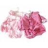 Hračka pre DIEVČATÁ Príslušenstvo pre bábiky OBLEČENIE Ružové Šaty 38cm Oblečenie