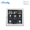 Shelly Wall Display Wi-Fi + Bluetooth dotykový nástenný vypínač a ovládací panel Biela