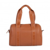 Childhome Prebaľovacia taška Mommy Club Signature Vegan Leather Brown