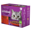 WHISKAS klasický výber hovädzina kura jahňa morka v šťave 12 x 85 g