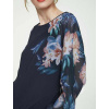 Blúzka s kvetinovou potlačou Heine, modrá