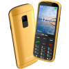 Mobilný telefón CPA Halo 28 Senior zlatý s nabíjacím stojanom (CPAHALO28GOLD)