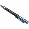 Vega LionSteel NY FC BLM TwistPen Blue Matte pero 11,7 cm, titán, uhlíkové vlákno, matná modrá, puzdro