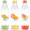 SodaStream fľaša Fuse do umývačky TriPack 1l zelená, žltá a oranžová