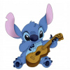 CUKROVÁ TLAČ jedlý obrázok na tortu Cukrová hmota Stich sticz lilo gitara + MENO