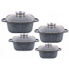 Sada hrncov - Sada hrncov 8el kameň hrnce indukčné plyn (Sada hrncov - Sada hrncov 8el kameň hrnce indukčné plyn)