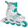 Powerslide Playlife Light Breeze biela / tyrkysová, UK 13 - 3, EU 32 / 35