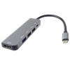 PremiumCord USB-C na HDMI + USB3.0 + 2x USB2.0 + PD(power delivery) adaptér ku31dock15