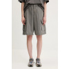 Rifľové krátke nohavice adidas Originals Cargo Jorts JD0139 sivá 38