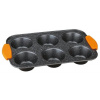 Berlinger Haus BH-1137 Forma na muffiny 6 ks silikonové rukojeti 29x18x3 Granit Diamond Line