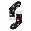Pesail Mounty black hrejivé ponožky baránok WW058 38-42 čierna