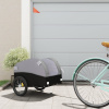 Vozík za bicykel, čierno sivý 30 kg, železo-ForU-94119
