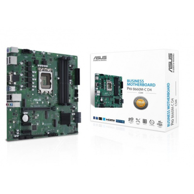 ASUS PRO B660M-C D4-CSM, Intel B660, LGA1700, 4x DDR4, mATX