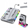Nabíjacia chladiaca základňa s RGB efektom pre PS5 Slim