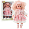 mamido Bábika Sweet Angel v ružových šatách s kvetinovým vzorom a čelenkou 36 cm