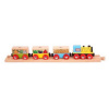 Bigjigs Rail Nákladní vlak se zeleninou + 3 koleje