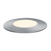 LED bodové svietidlo Paulmann 93951 Plug and Shine Floor Mini IP65 2,5W 3000K strieborné