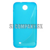 Silikónový obal HTC Desire 300 – TPU – modrá