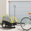 vidaXL Vozík za bicykel, čierno žltý 45 kg, železo 94148