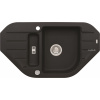Alveus NIAGARA 60 granitový rohový drez so sifónom 90x50 - G-91 Black 1090940
