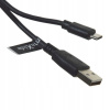 Kábel Maxlife USB - microUSB typ B 1 m čierny