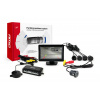 Amio 01555 Parkovací asistent TFT01 4,3” s kamerou CAM-308 LED, 4-senzorové čierne