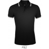 SOL's Collection SOL'S | Pasadena Men Pánske piqué polo_25.0577 Farba: black/white, Veľkosť: 3XL