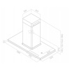 DIGESTOR ELICA BIO ISLAND WH/A 120x53 ROVERE (PRF0148081)