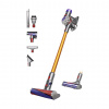 Dyson V8 Absolute Tyčový vysavač 2 v 1 Baterie Suchý Bezsáčkové Stříbrná, Žlutá